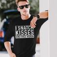 I Like To Snatch Kisses And Vice Versa Couple Long Sleeve T-Shirt Gifts for Him