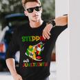 Stepping Into Junenth 1865 Pride Black African American Long Sleeve T-Shirt T-Shirt Gifts for Him