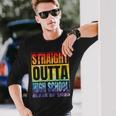 Straight Outta High School Class Of 2023 Graduation Long Sleeve T-Shirt T-Shirt Gifts for Him