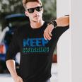 Swimming Swim Beach Love Ocean Swimmer Idea Swimming Long Sleeve T-Shirt T-Shirt Gifts for Him