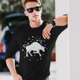 Taurus Constellation – Zodiac Astrology Long Sleeve T-Shirt T-Shirt Gifts for Him