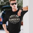 Team Sanders Lifetime Membership Retro Last Name Vintage Long Sleeve T-Shirt Gifts for Him