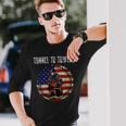 Tunnel To Towers America Flag Inserts Long Sleeve T-Shirt Gifts for Him