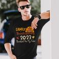 Turkey Family Thanksgiving 2023 Thankful For My Tribe Group Long Sleeve T-Shirt Gifts for Him