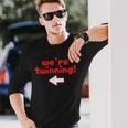 Twinning With My Bestie Spirit Week Twin Day Best Friend Long Sleeve T-Shirt Gifts for Him