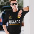 Uganda Cheer Jersey 2017 Football Ugandan Long Sleeve T-Shirt Gifts for Him