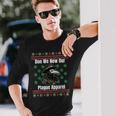 Ugly Christmas Sweater Style Plague Doctor Long Sleeve T-Shirt Gifts for Him