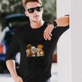 Never Underestimate An Old Man Who Loves Dogs In November Long Sleeve T-Shirt Gifts for Him