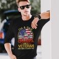 Veteran Vets Vintage Im A Dad A Grandpa And A Veteran Shirts Fathers Day 203 Veterans Long Sleeve T-Shirt Gifts for Him