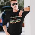 Videophilia Is My Superpower Videophilia Vintage Long Sleeve T-Shirt Gifts for Him