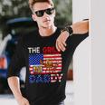 Vintage American Flag The Grill Dad Costume Bbq Grilling Long Sleeve T-Shirt Gifts for Him