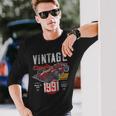 Vintage Born 1991 30Th Birthday Classic Retro Race Car Long Sleeve T-Shirt T-Shirt Gifts for Him