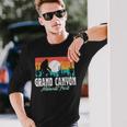 Vintage Grand Canyon National Park Bigfoot Desert Graphic Long Sleeve T-Shirt Gifts for Him