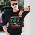 Vintage I Have Two Titles Dad And Papa Fathers Day Long Sleeve T-Shirt T-Shirt Gifts for Him