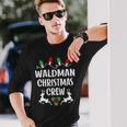 Waldman Name Christmas Crew Waldman Long Sleeve T-Shirt Gifts for Him