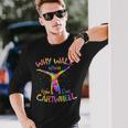 Why Walk When You Can Cartwheel Gymnast Gymnastic Tumbling Long Sleeve T-Shirt Gifts for Him