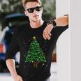 Xmas Patriotic 2Nd Amendment Gun Christmas Tree Long Sleeve T-Shirt Gifts for Him