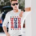 4Th Of July Celebration Independence America Flag Vintage Long Sleeve T-Shirt Gifts for Him