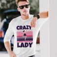 Crazy Banded Palm Civet Lady Long Sleeve T-Shirt Gifts for Him