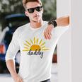 Daddy Of The Birthday First Trip Around The Sun Birthday Sun Long Sleeve T-Shirt Gifts for Him