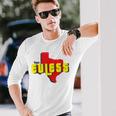 Euless Texas State Outline Retro Tx Long Sleeve T-Shirt Gifts for Him
