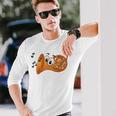 French Horn Cartoon With Musical Notes Long Sleeve T-Shirt T-Shirt Gifts for Him