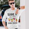 Cruise Blame It On The Drink Package Long Sleeve T-Shirt Gifts for Him