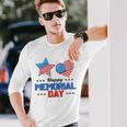 Happy Memorial Day 4Th Of July American Flag Patriotic Long Sleeve T-Shirt T-Shirt Gifts for Him