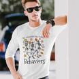 It's A Beautiful Day To Shape Behaviors Halloween Rbt Aba Long Sleeve T-Shirt Gifts for Him
