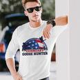 Legendary Goose Hunter American Flag Hunting Long Sleeve T-Shirt T-Shirt Gifts for Him