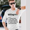 Milagros Definition Personalized Birthday Idea Definition Long Sleeve T-Shirt Gifts for Him