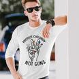 Protect Children Not Guns End Gun Violence Anti Gun Orange Long Sleeve T-Shirt T-Shirt Gifts for Him