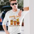 Real Estate Halloween Pumpkin Spice And Real Estate Advice Long Sleeve T-Shirt Gifts for Him