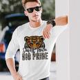 Tigers School Sports Fan Team Spirit Football Leopard Long Sleeve T-Shirt Gifts for Him