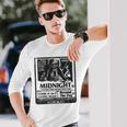 Vintage Midnight Drive In 80S Horror Movies Flyer 80S Long Sleeve T-Shirt Gifts for Him