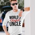 Worlds Okayest Uncle Acy014c Long Sleeve T-Shirt T-Shirt Gifts for Him