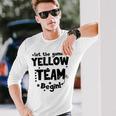 Yellow Team Let The Games Begin Field Trip Day Long Sleeve T-Shirt T-Shirt Gifts for Him
