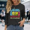 1St Grade Level Complete Gamer Last Day Of School Graduation Long Sleeve T-Shirt T-Shirt Gifts for Her