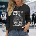 22 Every Day Veteran Lives Matter Support Veterans Day Long Sleeve T-Shirt T-Shirt Gifts for Her