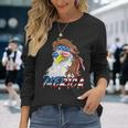 4Th Of July Eagle Mullet Merica 4Th Of July American Mullet Long Sleeve T-Shirt T-Shirt Gifts for Her