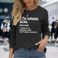 5Th Grade Girl Definition Back To School Student Long Sleeve T-Shirt Gifts for Her