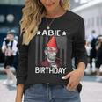 Abie Birthday Abraham Lincoln Birthday Party Pun Long Sleeve T-Shirt Gifts for Her