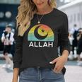 Allah Symbol Islam Muslim 5 Percent Star Nation Ramadan Long Sleeve T-Shirt T-Shirt Gifts for Her