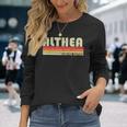 Althea Name Personalized Retro Vintage 80S 90S Birthday 90S Vintage Long Sleeve T-Shirt Gifts for Her