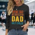 Anime Fathers Birthday Anime Dad Only Cooler Vintage Long Sleeve T-Shirt T-Shirt Gifts for Her