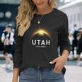 Annular Solar Eclipse October 14 2023 Utah Souvenir Long Sleeve T-Shirt Gifts for Her
