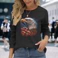 Bald Eagle Mullet American Flag Patriotic 4Th Of July Long Sleeve T-Shirt T-Shirt Gifts for Her