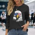 Bald Eagle Sunglasses Patriotic America Usa 4Th Of July Long Sleeve T-Shirt T-Shirt Gifts for Her