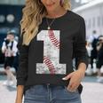 Baseball Jersey Number 1 Vintage 1St Birthday Long Sleeve T-Shirt Gifts for Her