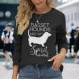Basset Hound Dog Spirit Animal J000237 Long Sleeve T-Shirt Gifts for Her